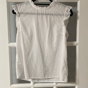 White high neck blouse